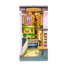 Load image into Gallery viewer, DIY Miniature House Book Nook Kit: Sakura Densya