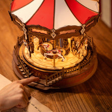Load image into Gallery viewer, 3D Wooden Puzzle: Classic Carousel