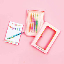 Load image into Gallery viewer, Gel Pen Set - Asst Colors w/ Sparkles - 5 Piece Set