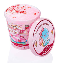 Load image into Gallery viewer, Strawberry Scented Ice Cream Pint Slime