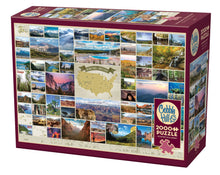 Load image into Gallery viewer, National Parks of the United States 2000pc puzzle