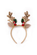 Load image into Gallery viewer, Holiday Rudolph Headband