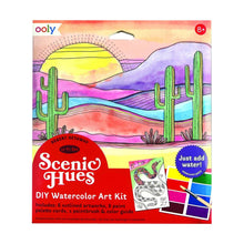 Load image into Gallery viewer, Scenic Hues D.I.Y. Watercolor Kit Desert Getaway