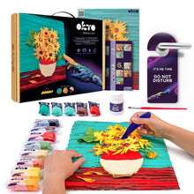 Load image into Gallery viewer, OKTO Sensory Art 3D Painting “Sunflowers”