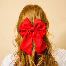 Load image into Gallery viewer, Classic Hair Bow-Red