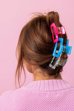 Load image into Gallery viewer, Claw Hair Clip Trio - Colorful Confetti