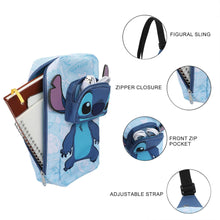 Load image into Gallery viewer, Disney’s Lilo & Stitch Character Crossbody Sling Bag With Adjustable Strap