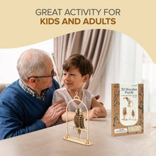 Load image into Gallery viewer, 3D Laser Cut Wooden Puzzle Bundle Pack: Bird Animals
