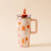Load image into Gallery viewer, 20 oz Lifestyle Flip Straw Tumbler-Ghost Party