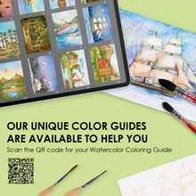 Load image into Gallery viewer, 15 Sheets 140LB Landscape-Themed Watercolor Coloring Book