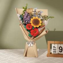 Load image into Gallery viewer, 3D Wooden Flower Puzzle Bouquet