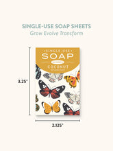 Load image into Gallery viewer, Grow Evolve Transform Single-Use Soap Sheets