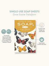 Load image into Gallery viewer, Grow Evolve Transform Single-Use Soap Sheets