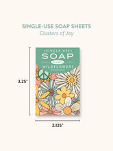 Load image into Gallery viewer, Clusters of Joy Single-Use Soap Sheets