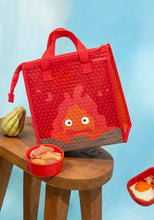 Load image into Gallery viewer, Howl’s Moving Castle Insulated Lunch Bag (Calcifer)