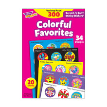 Load image into Gallery viewer, Colorful Favorites Scratch 'n Sniff Stinky Stickers® Variety Pack