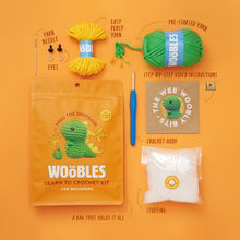 Load image into Gallery viewer, Fred the Dinosaur Crochet Kit