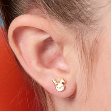 Load image into Gallery viewer, Bouncy Bunny | Cutie Stud Earrings for Girls