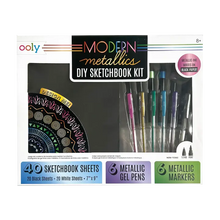 Load image into Gallery viewer, Modern Metallics: D.I.Y. Sketchbook Kit