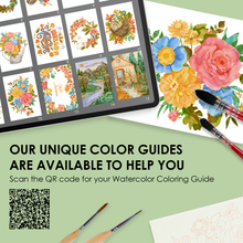 Load image into Gallery viewer, Autumn-Themed Watercolor Coloring Club Box