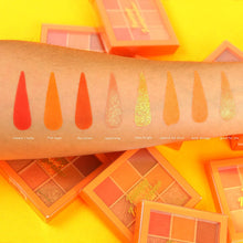 Load image into Gallery viewer, TANGY TANGERINE 9-Shade Scented Multi-Finish Beauty Palette