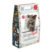 Load image into Gallery viewer, Sleepy Koala Needle Felting Craft Kit