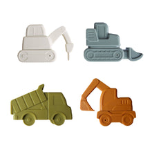 Load image into Gallery viewer, Construction Vehicle Mold Free Silicone Bath Toy Set