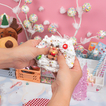 Load image into Gallery viewer, Reindeer Treats Crunchy Slime