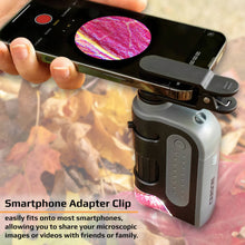 Load image into Gallery viewer, Pocket Microscope & Smartphone Adapter Clip, for Digiscoping