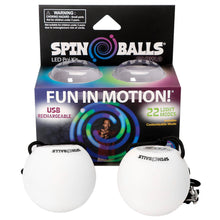 Load image into Gallery viewer, Glow.0 LED Spinballs - Poi Balls