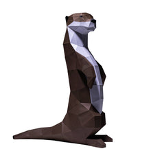 Load image into Gallery viewer, Otter 3D PaperCraft Origami Model