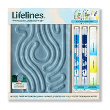 Load image into Gallery viewer, Journal Wellness Gift Set -Blue