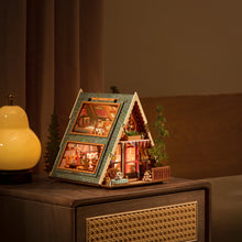Load image into Gallery viewer, Miniature House Kit: A-Frame Cabin