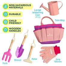 Load image into Gallery viewer, KIDS GARDENING SET, PRINCESS PINK