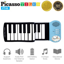 Load image into Gallery viewer, 49-Key Flexible Roll-Up Educational Piano Keyboard
