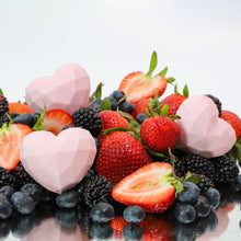 Load image into Gallery viewer, 2 Pack Heart Lip Balm PEGGABLE 100% Natural Mint /Wildberry