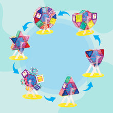 Load image into Gallery viewer, PicassoTiles 63pc Magnet Tile Ferris