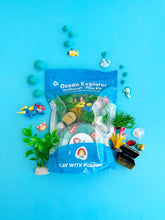 Load image into Gallery viewer, Ocean Explorer (Blue Hawaiian) KidDough Play Kit