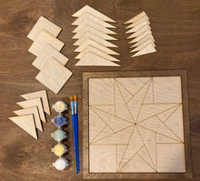 Load image into Gallery viewer, DIY Barn Quilt Pattern Painting Kit