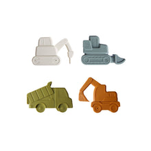 Load image into Gallery viewer, Construction Vehicle Mold Free Silicone Bath Toy Set