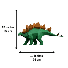 Load image into Gallery viewer, Stegosaurus Origami Model