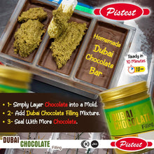 Load image into Gallery viewer, Pistest Dubai Pistachio Cream Chocolate Bar Filling 250g 8.8