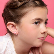 Load image into Gallery viewer, Little Luxe Drop CLIP ON Earrings | Star with Pink CZ