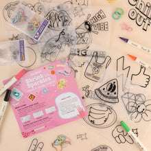Load image into Gallery viewer, Shrink To Sparkles Craft Kit - Retro Vibes