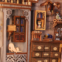 Load image into Gallery viewer, DIY Book Nook Kit: Nebula Common Room with Dust Cover
