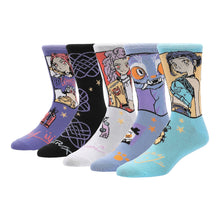 Load image into Gallery viewer, KPop Demon Hunters Hunter/X & Derpy 5-Pair Pack Casual Crew Socks