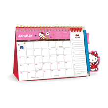 Load image into Gallery viewer, 2026 Hello Kitty Playful Pink Standing Desk Calendar