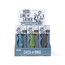 Load image into Gallery viewer, Brodeo Drive Hook Line and Lather Soap On A Rope