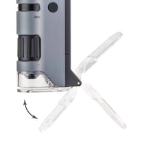 Load image into Gallery viewer, 100x-250x LED High Power Pocket Microscope w/ Phone Adapter