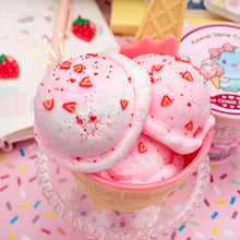 Load image into Gallery viewer, Strawberry Scented Ice Cream Pint Slime